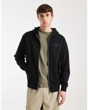 Redefined Rebel Jack Double Zip Hoodie - Black