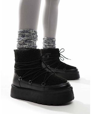 South Beach Stivaletti Stringati Neri - Nero