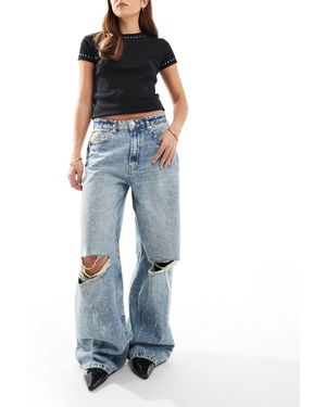 ASOS – weite jeans - Blau