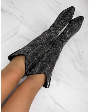 GIA STUDIOS Cowboy Boots - Black