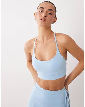 4505 Icon Zachte Sport-Bh Met Lichte Ondersteuning En Verstelbare Bandjes - Blauw