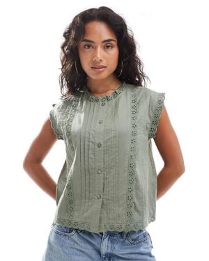 ASOS – ärmellose hemdbluse - Grau
