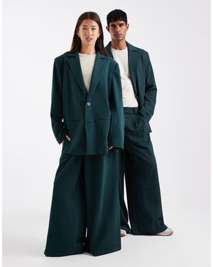 Collusion Wide Leg Trouser Co-Ord - Green