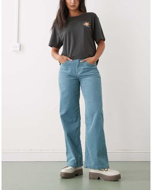 RVCA Cord Corduroy Trousers - Blue