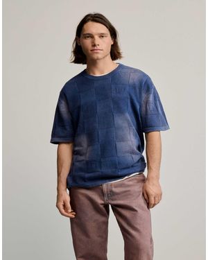 Desigual T-shirt effet délavé - Bleu