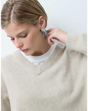 Gap V Neck Pullover - Grey