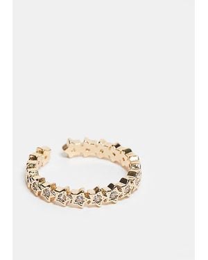 ASOS Anillo Con Detalle De Cristales De - Metálico