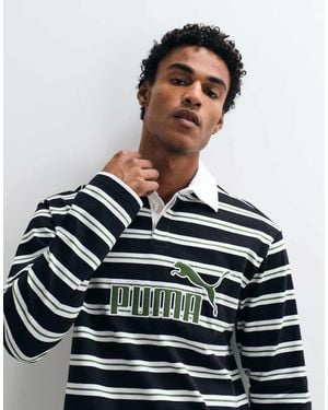 PUMA Essentials Elevated No. 1 Relaxed Rugby Polo - Black