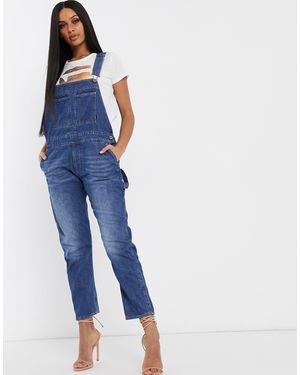 G-Star Faeroes - Overal Boyfriend Tuinbroek - Blauw
