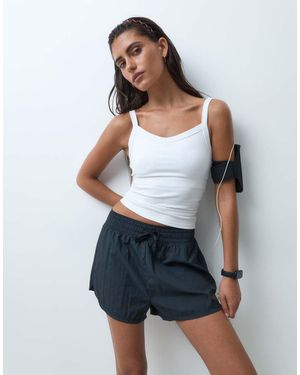 4505 Pantaloncini Da Corsa 2-In-1 - Blu