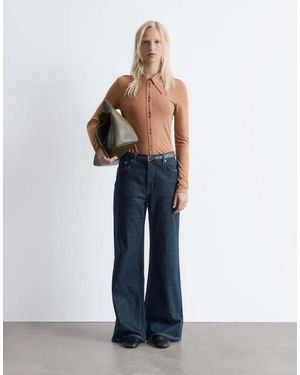 & Other Stories Mid Rise Wide Leg Jeans - Blue