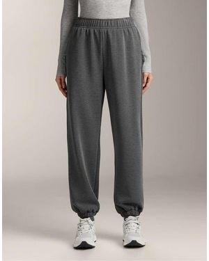 Oysho Brushed Marl Modal Joggers - Grey