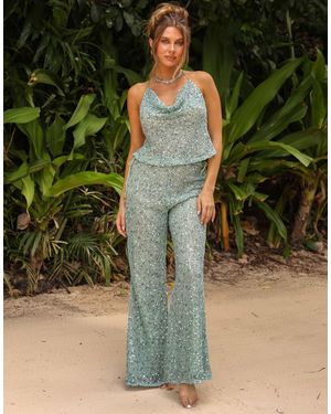 Kulani Kinis – sea spritz – neckholder-häkeloberteil - Grün