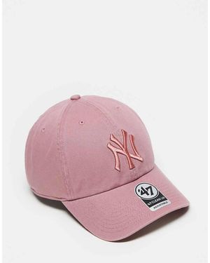 '47 Ny Yankees Clean Up Baseball Cap - Pink
