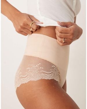 Spanx Undietectable - culotte en dentelle ultra lisse - beige - Neutre