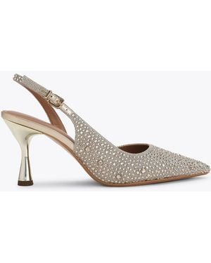 KG by Kurt Geiger Autumn D Orsay Heeled Shoes - White