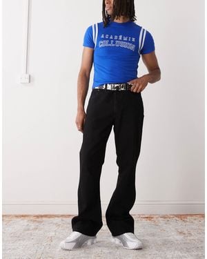 Weekday – mercury – relaxed fit bootcut-schlagjeans - Blau