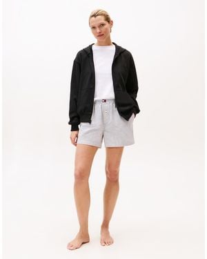 Tommy Hilfiger Pantaloncini Del Pigiama A Righe - Nero