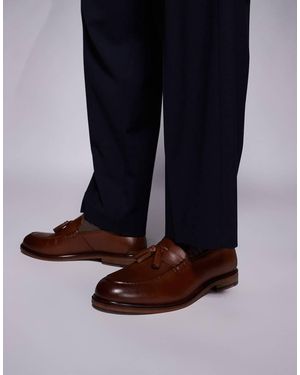 Walk London Putney Tassel Loafer - Blue