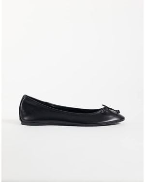 Mango Ballerine Classiche Nere - Bianco