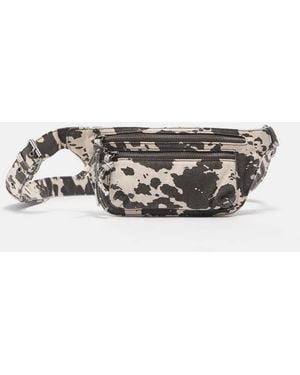 Pull&Bear Cow Print Belt Bag - Grey
