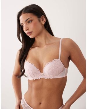 Ann Summers Sexy Lace Padded Plunge Bra - Brown