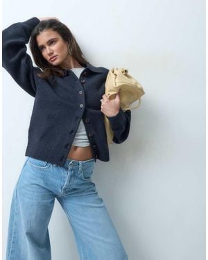ASOS Camicia Aderente - Blu