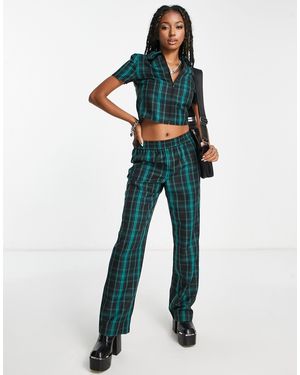 Collusion – elegante hose zum hochziehen - Blau