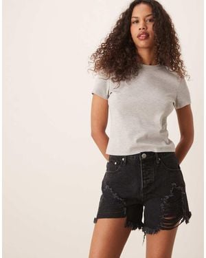 Glamorous Demin Shorts - Black