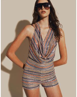 Motel Sera Sequin Shorts - Multicolour