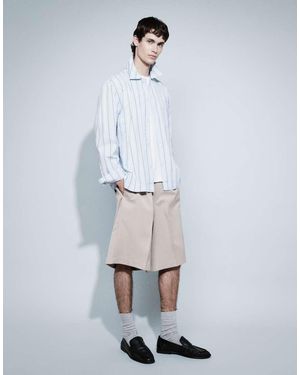 SELECTED Poplin Long Sleeve Shirt - Blue