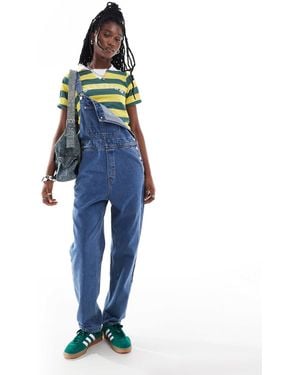 Monki Denim Dungarees - Blue