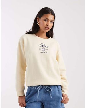 Levi's Sweatshirt Met Grafische Print - Wit