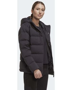 adidas Originals Helionic Hooded Down Jacket - Grey