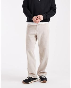 Jack & Jones Alex baggy Cord Trousers - White