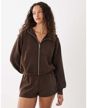 Cotton On Active Ultimate Track Jacket - Brown