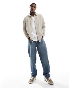 SELECTED Cord Overshirt - Blue