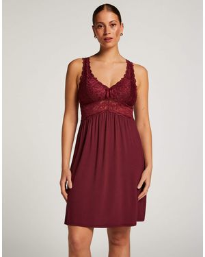 Hunkemöller Hunkemöller – nora – negligé aus spitze - Rot