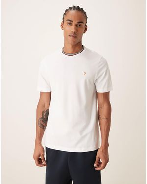Farah – elton – t-shirt - Weiß