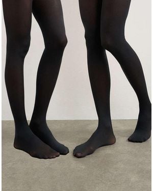TOPSHOP Set Van 2 Panty's 50 Denier - Zwart