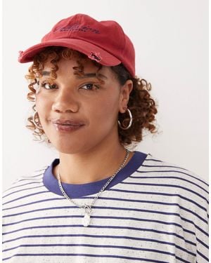 Collusion Logo Distress Cap - Red