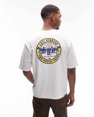Levi's Two Horses Back Print Graphic T-shirt - White