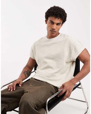 ASOS Boxy Oversized T-shirt - Natural