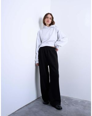 TOPSHOP Straight Leg Jogger - White