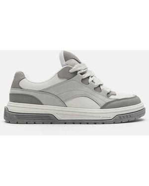 Pull&Bear – stwd – skater-sneaker - Weiß