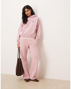 Abercrombie & Fitch – locker geschnittene jogginghose - Pink