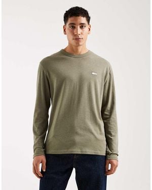 Tommy Hilfiger Badge Logo Long Sleeve T-shirt - Green