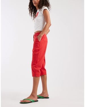 ASOS Tailo Capri Pants - Red