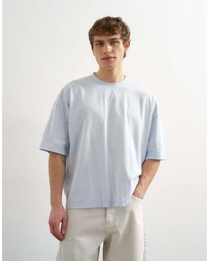 TOPMAN Recht T-Shirt - Wit