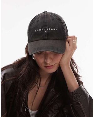 Tommy Hilfiger Cappellino Con Logo Lineare - Nero